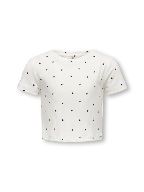  ONLY KIDS | 15346421/Cloud Dancer Black Hearts